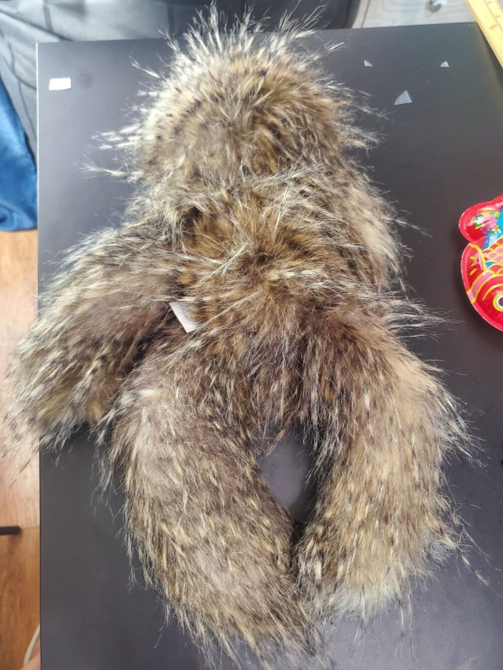 Jellycat London Cyril Sloth Plush Stuffed Animal Fluffy Long Hair Shaggy 17inch - Picture 2 of 8